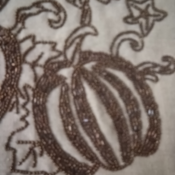 NICOLE MILLER HOME PUMKIN SEQUENCE TABLE RUNNER NWT 14" X 72" - Picture 3 of 16